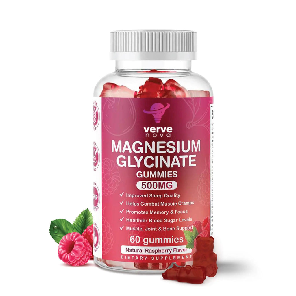 GlyciCalm Magnesium Gummies 500mg - Stress & Sleep Support My Store