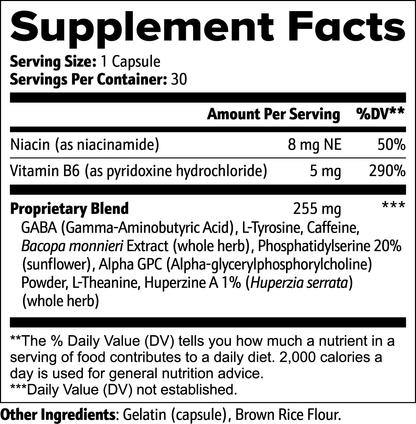 Mental Dominance dietary supplement – product information