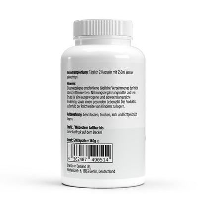 Omega 3 Triglyceride 18/12 (Halal Gelatin) - 120 Softgels